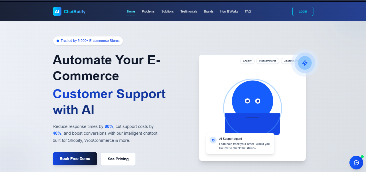 E-commerce Chatbot App